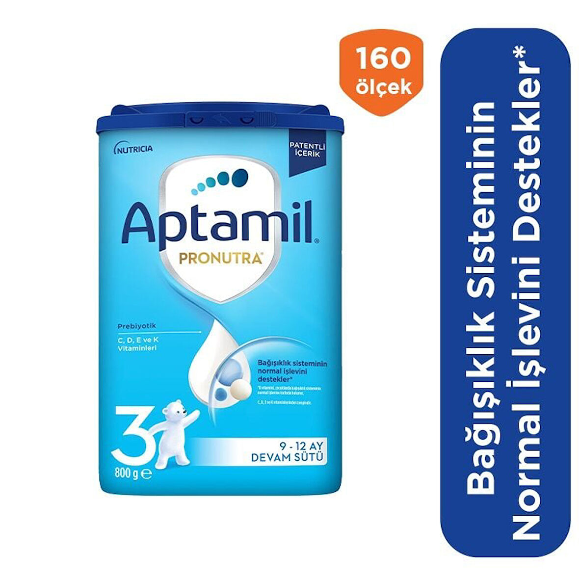 Aptamil Devam Sütü Maması No3 9-12 Ay 800 Gr