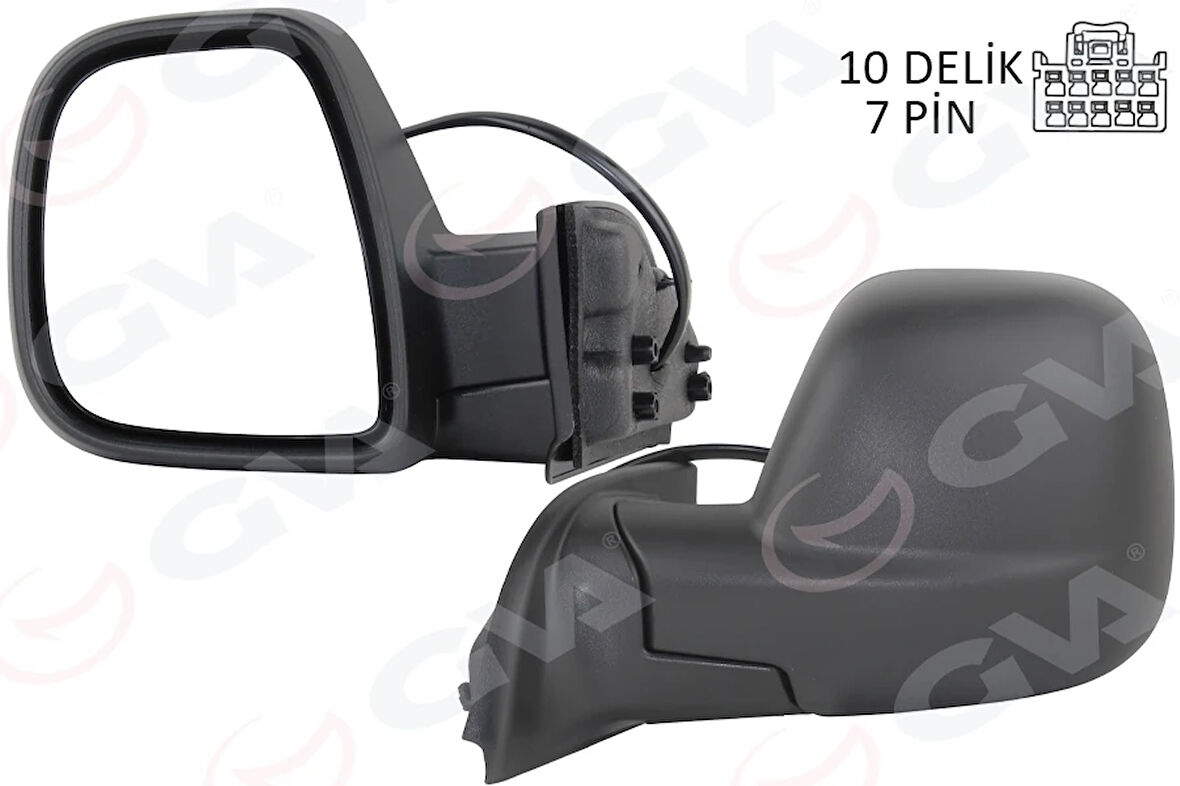 DIŞ DİKİZ AYNASI FIAT YENİ DOBLO COMBİ- CARG0 ELEKTRİKLİ DESENLİ REZİSTANSLI OTOMATİK AÇMA KAPAMA SOL 2023