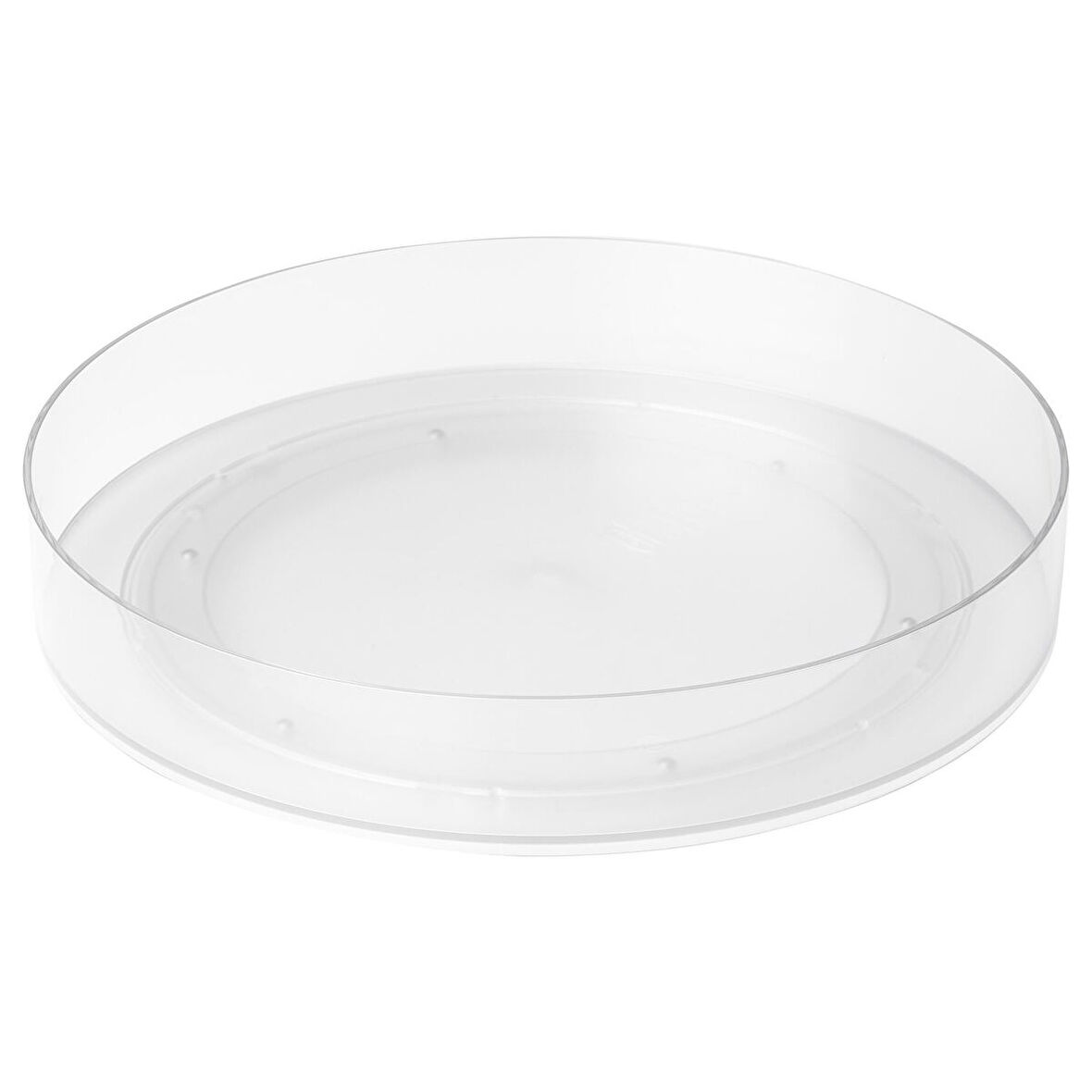 Dönen tabla, şeffaf, 28 cm