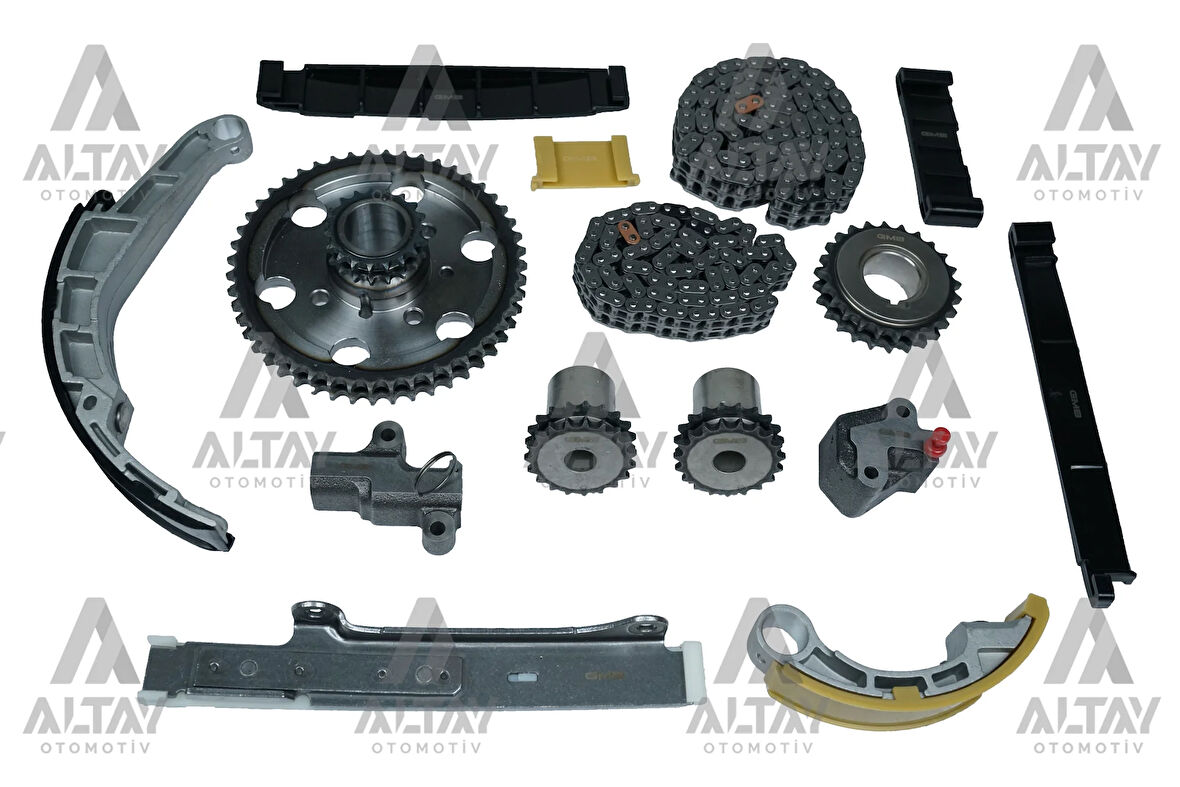 EKSANTRİK ZİNCİR SETİ PICKUP 2006-2010 NAVARA YD25DDTI / EURO-4 ÇİFT SIRA ZİNCİR 13014EB300