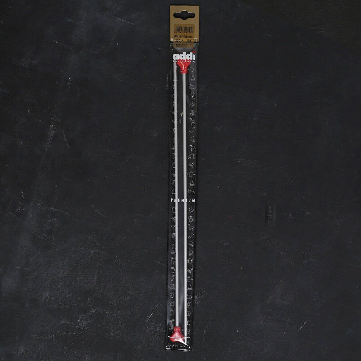 ADDI KALPLİ 4,5MM 40CM KLASİK ALÜMİNYUM ÖRGÜ ŞİŞİ 