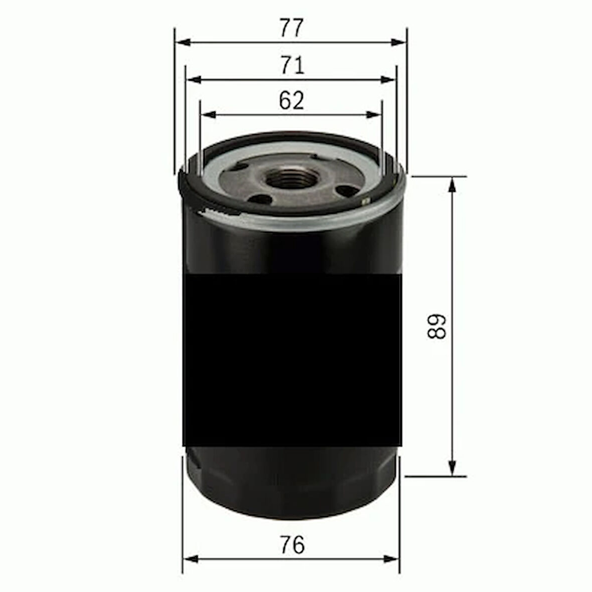 YAĞ FİLTRESİ HILUX ESKI MODEL. COROLLA 1.6 BENZİNLİ << 2010 W711/80 X 9091503002