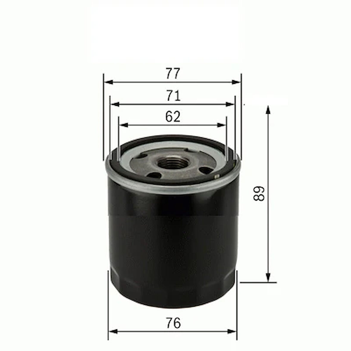 YAĞ FİLTRESİ TOYOTA AURIS COROLLA 1.4L 1NDTV NDE120 NDE150 2002-2009 / YARIS 1.4L 1NDTV NLP90 2006-2009 / HI LUX 2.5L 2KDFTV KUN15 KUN25 KUN26 VIGO 2005-2015 / 2.4L 2GDFTV GUN125 REVO 15- - KISA TIP 90915YZZJ3 9091520003 90915TB001