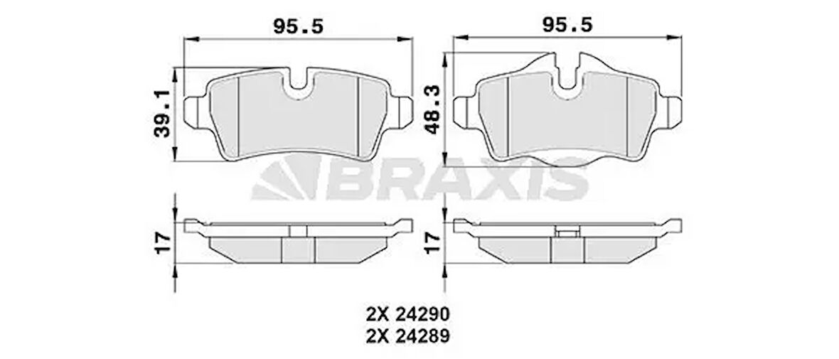 FREN BALATASI ARKA MINI R56