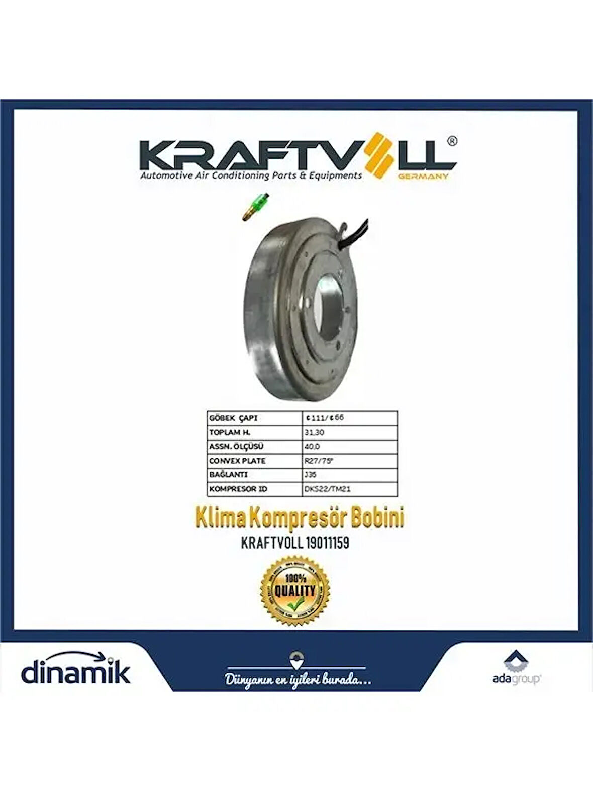 KLIMA KOMPRESOR BOBINI ZXL-DKS22/TM21
