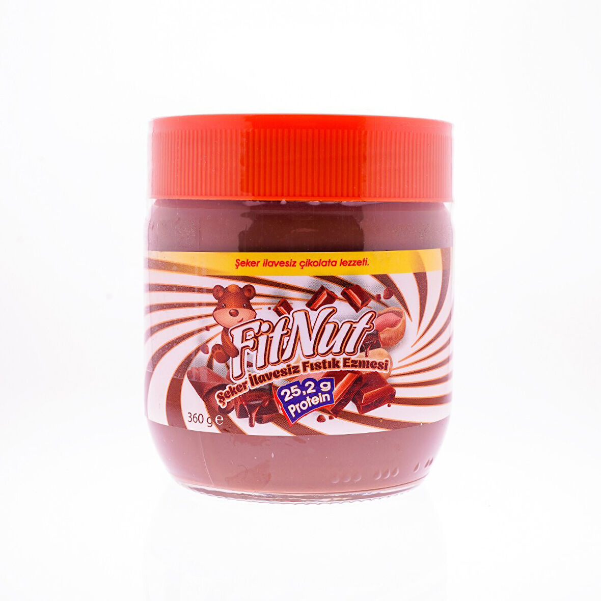 Fitnut Şeker İlavesi̇z Çi̇kolatalı Fıstık Ezmesi 360 Gr