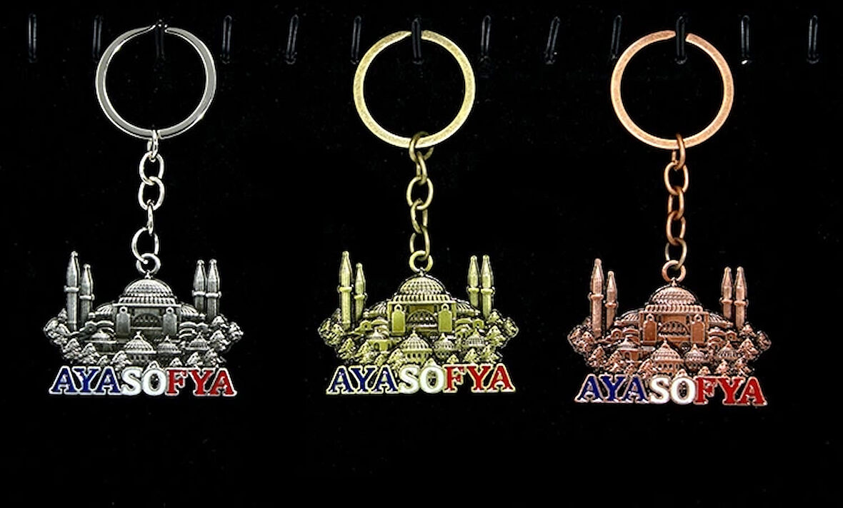 Metal Ayasofya Anahtarlık Alk2206