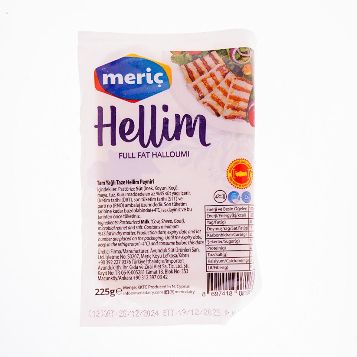 Meri̇ç Helli̇m Peyniri̇ 225 Gr