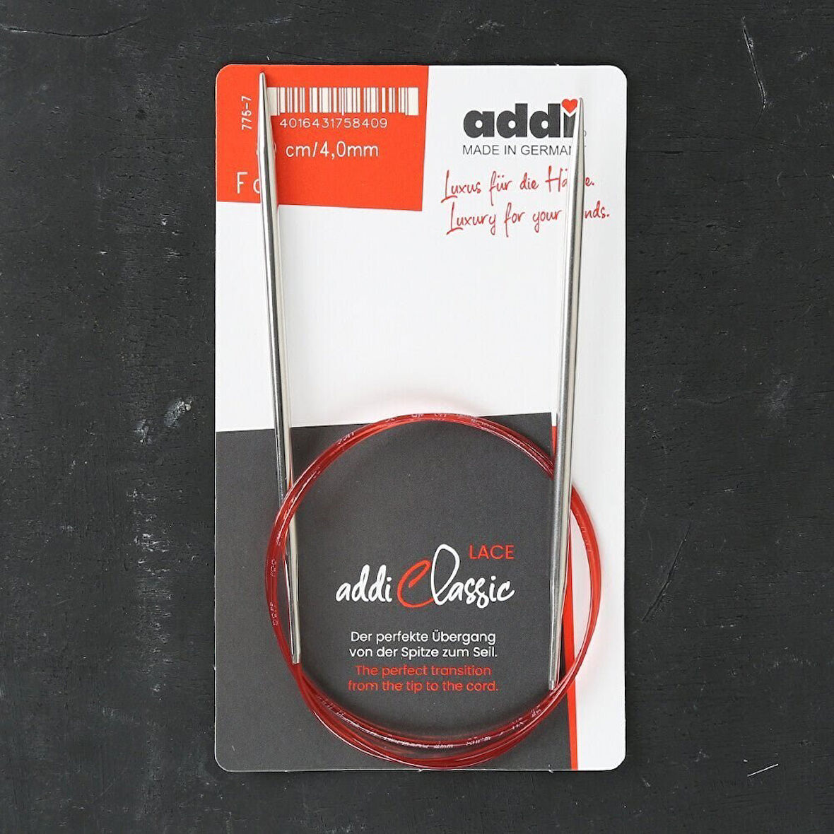 Addi 4mm 80cm Misinalı Dantel Şişi - 775-7