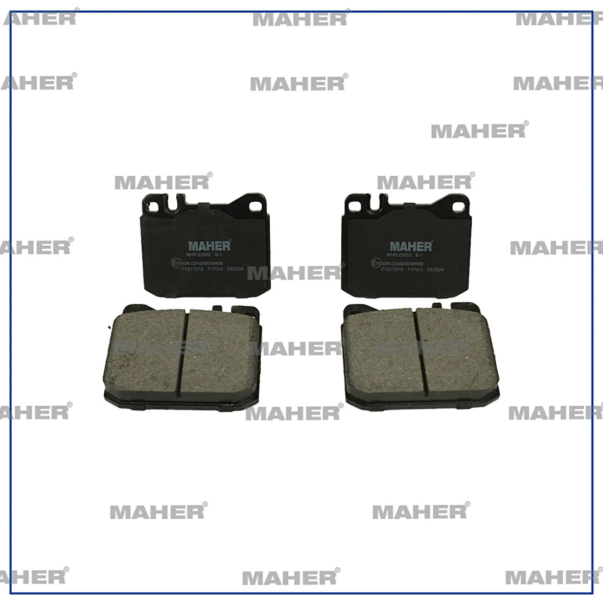 FREN BALATA MERCEDES 1977-1985 W123 200 SERİ ÖN 17,5MM A0004205920