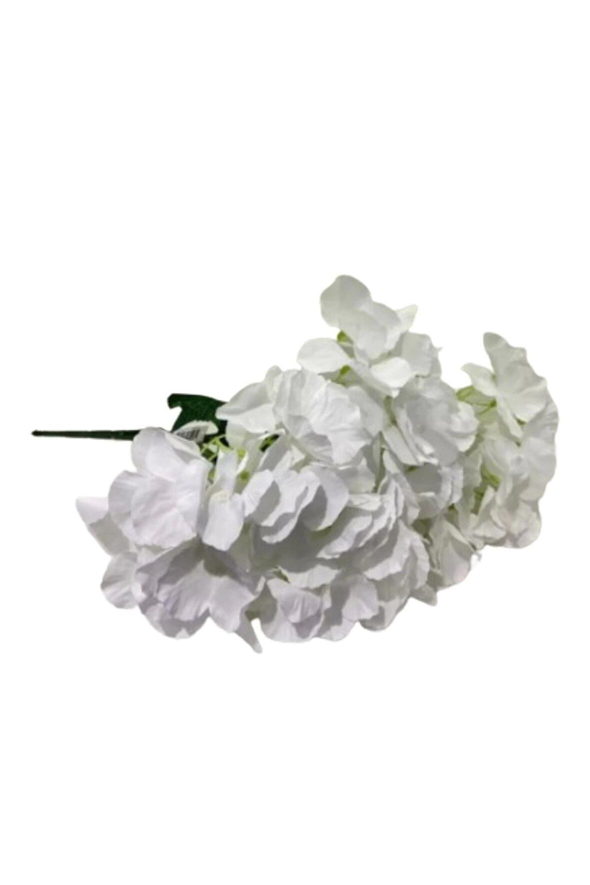 Beyaz Yapay Ortanca Çiçeği 42 Cm