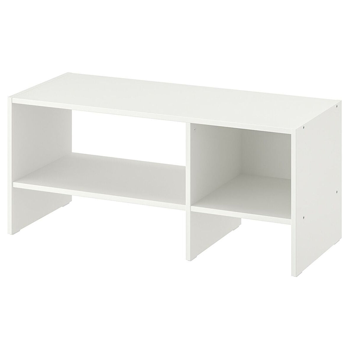 Tv sehpası, beyaz, 90x35x40 cm