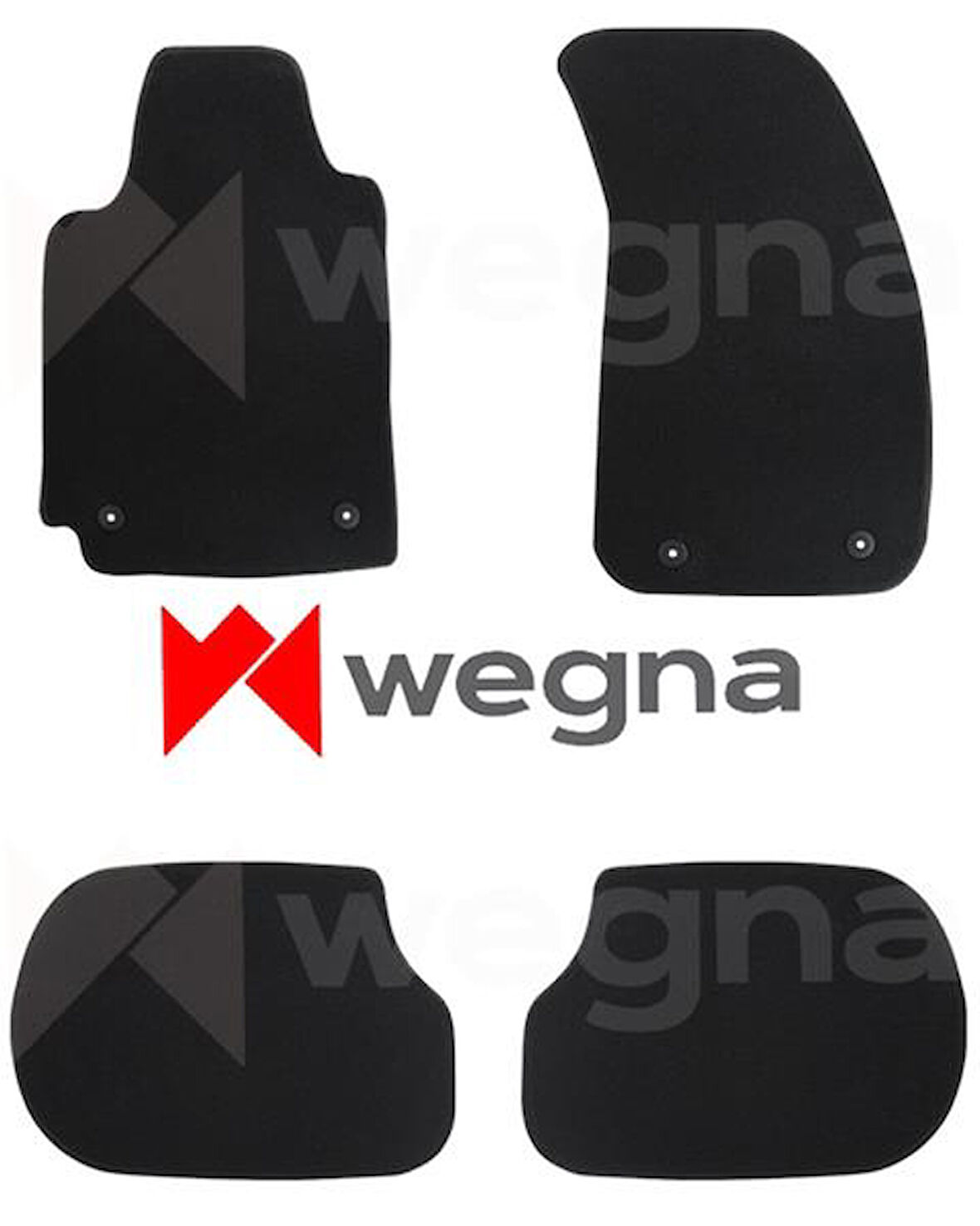 HALI PASPAS SİYAH AUDI A4 B5 1996 2001 PASPAS