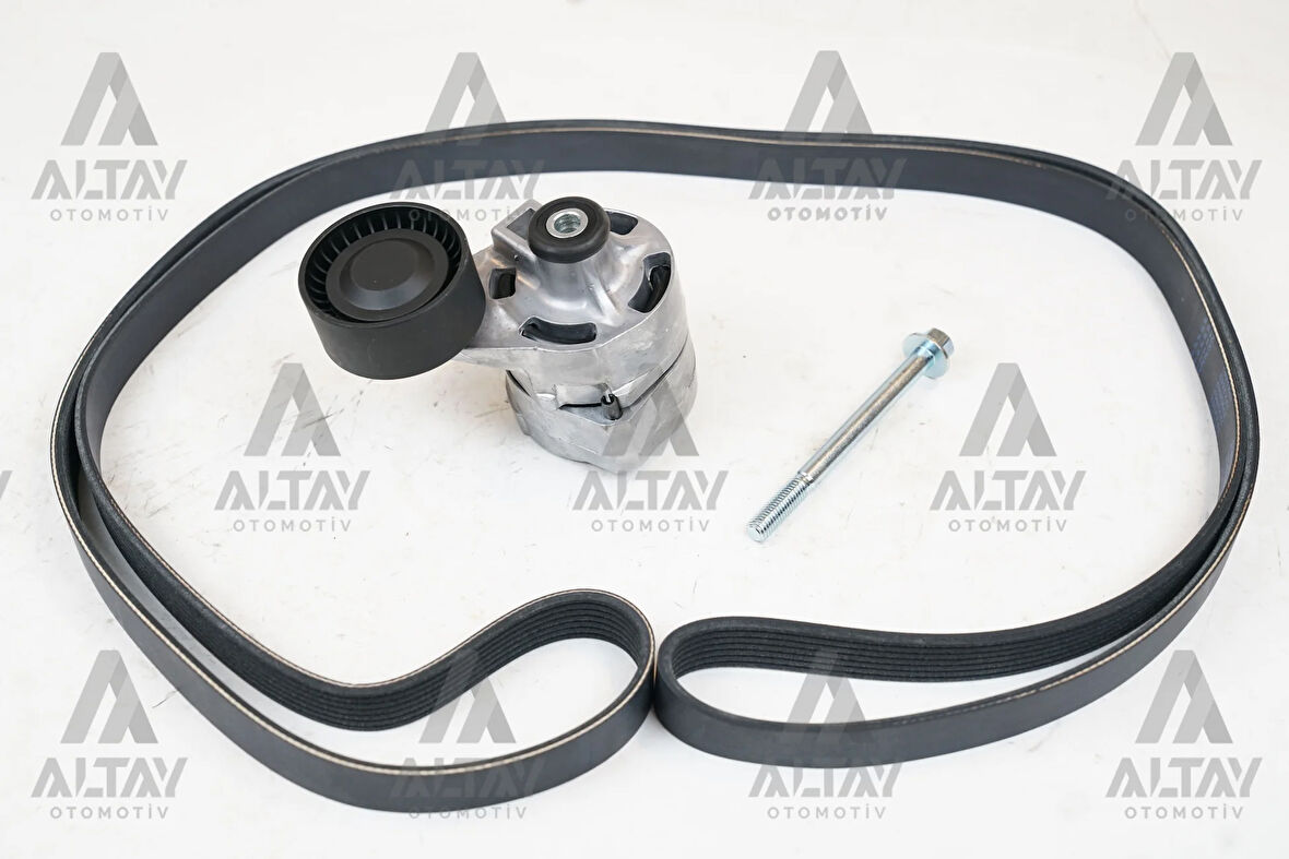 VANTİLATÖR GERGİ SETİ FORD TRANSİT 5347 KLİMASIZ (7PK2682 & APV2836) GKFD014