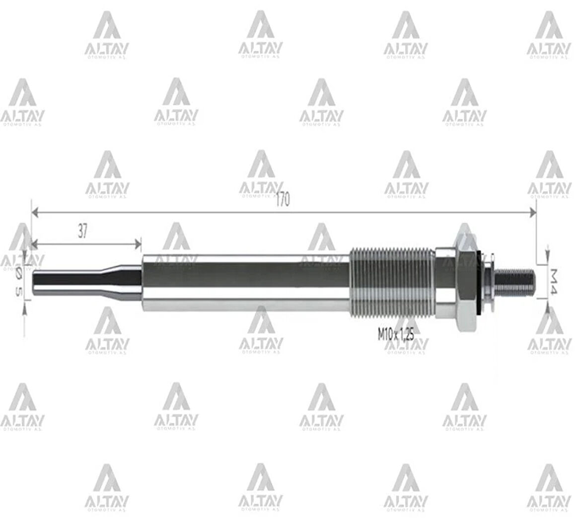 KIZDIRMA BUJİSİ (ISITMA) HILUX 2006-2011 / AVENSIS / RAV-4 2.0D 115 19850 27010 (10 ADET)