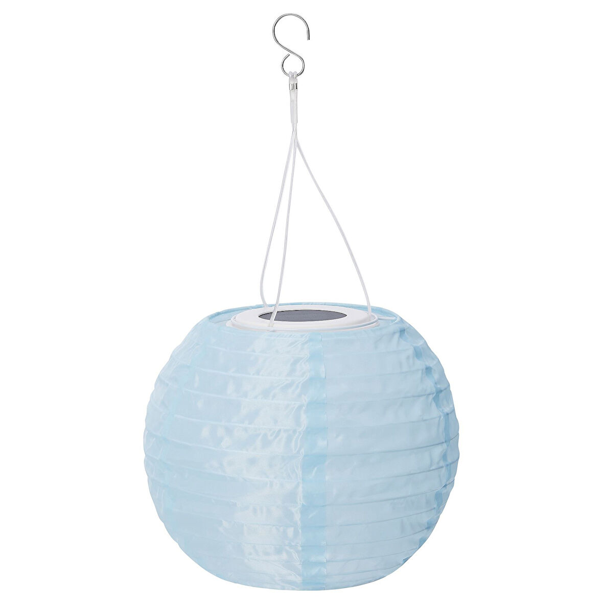 LED'li güneş enerjili aydınlatma, açık mavi, 22 cm