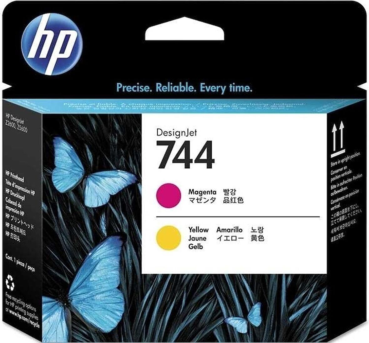 Hp 744-F9J87A Kırmızı-Sarı Orjinal Baskı Kafası