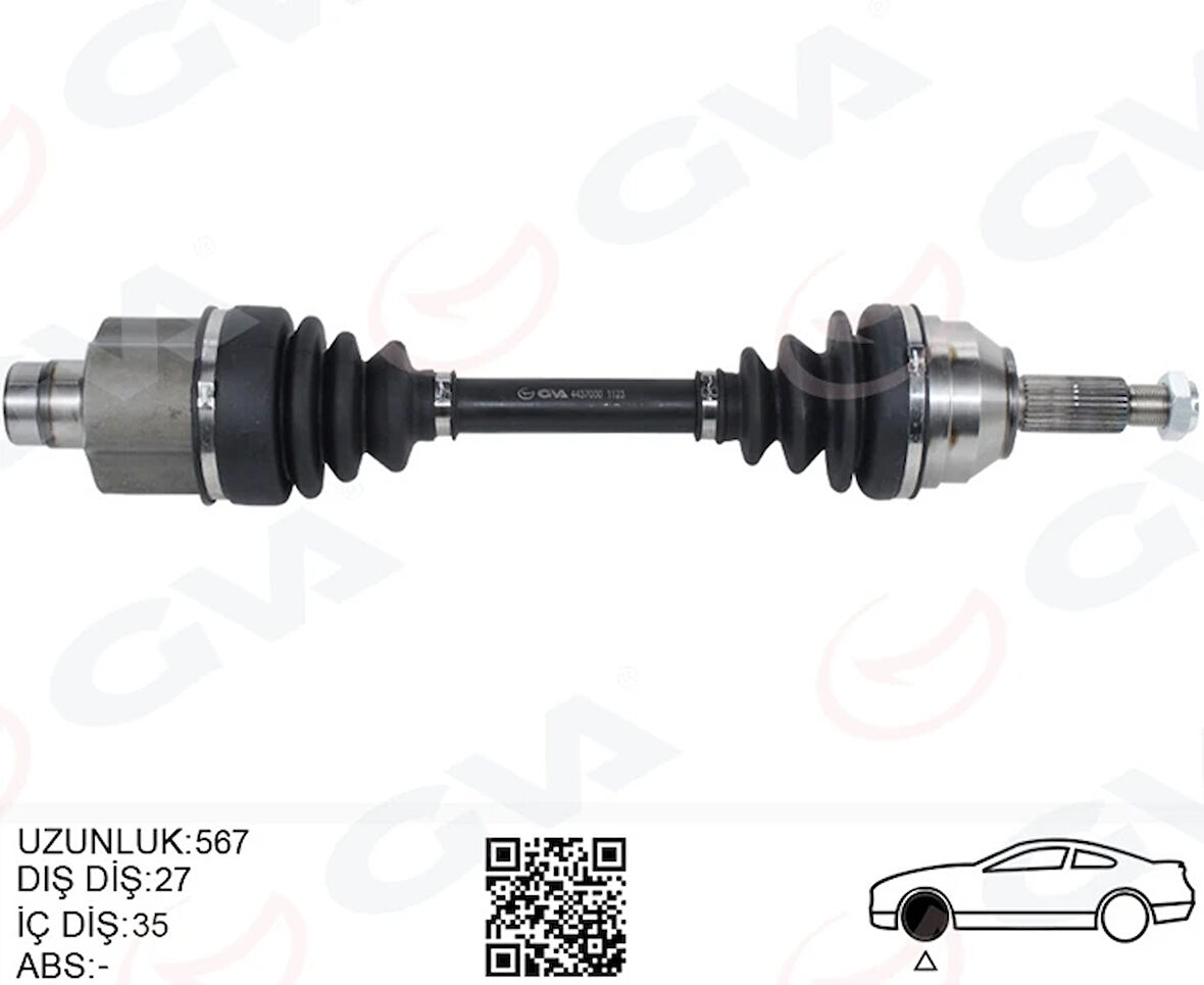 ON AKS KOMPLE SAG MONDEO 1 -2 1.6- 1.8- 2.0 1993-2000 96BG3B436AAB 1132653 1692055