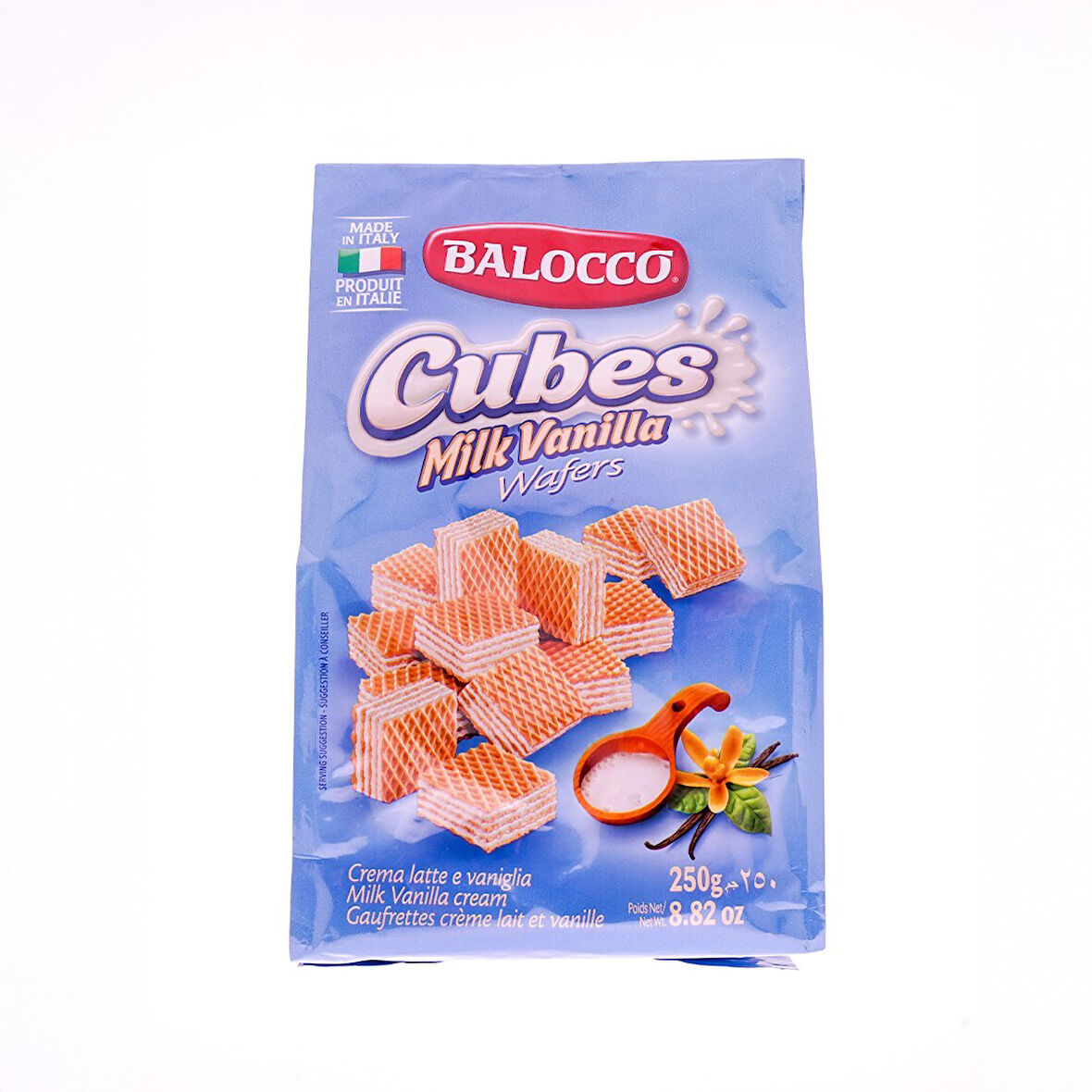 Balocco Vani̇lyalı Küp Gofret 250 Gr