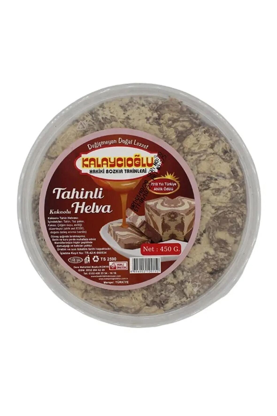 Kalaycıoğlu Kakaolu Helva 450 Gr.