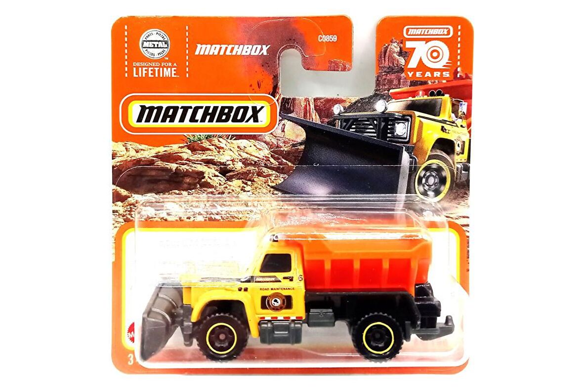 Matchbox HLD30 Damperli Kamyon Plough Master 6000 turuncu 64/100