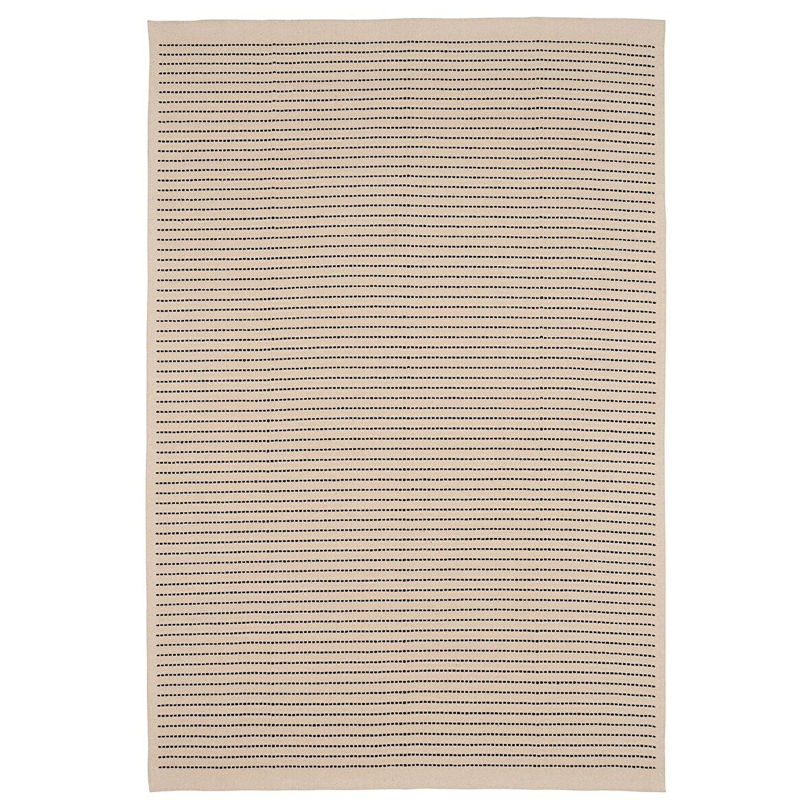 Büyük halı, natürel-siyah, 120x180 cm