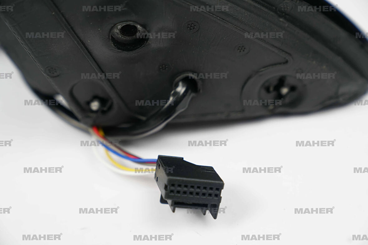 AYNA DIŞ DİKİZ GOLF5 2003-2008 ELEKTRİKLİ, ISITMALI, SİNYALLİ, ASTARLI SOL 1K1857507AK9B9