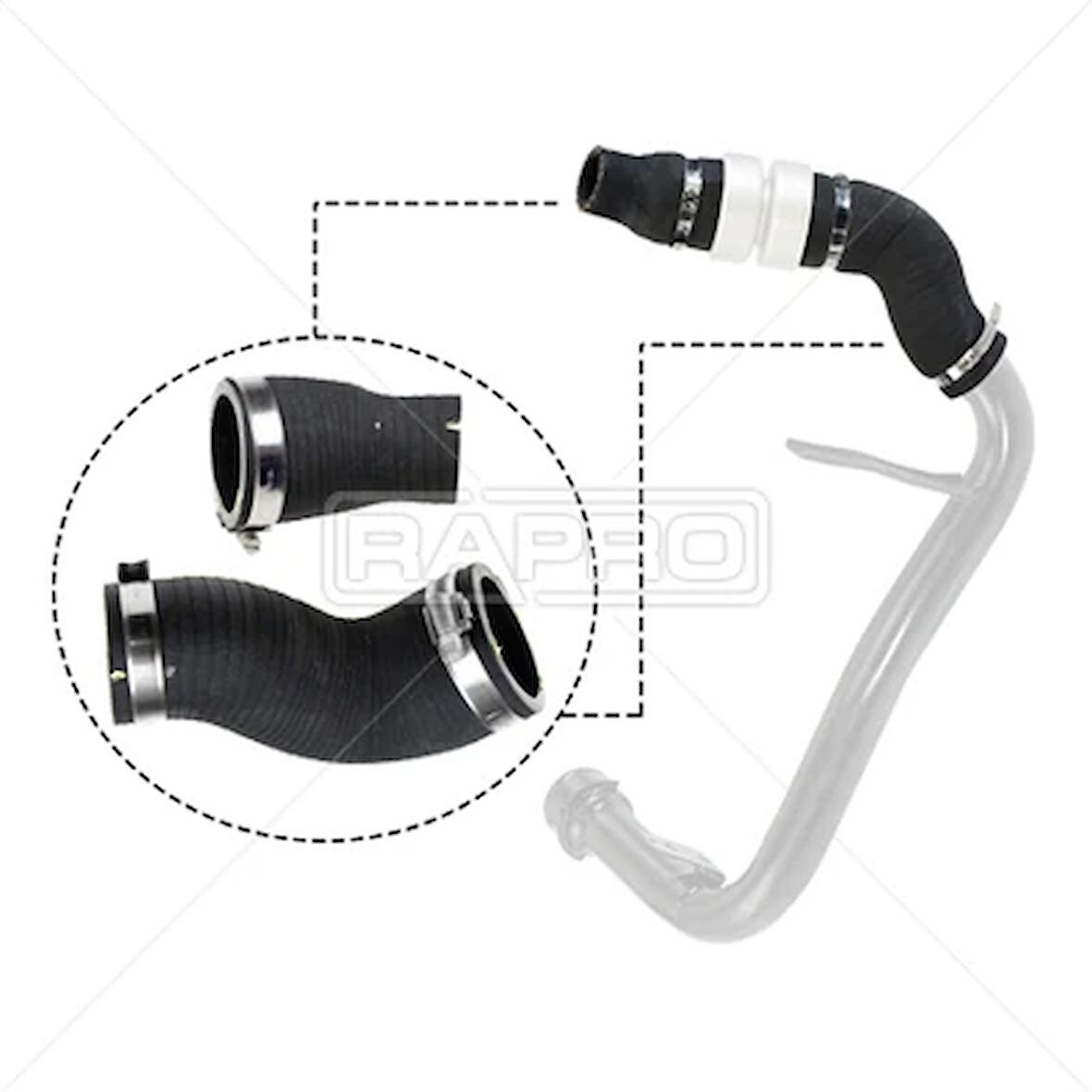 TURBO HORTUM KİTİ 15399 11593 PEUGEOT BOXER-CITROEN JUMPER 3 FIAT DUCATO 2.2 HDI 2006 0382 LY 1359961080