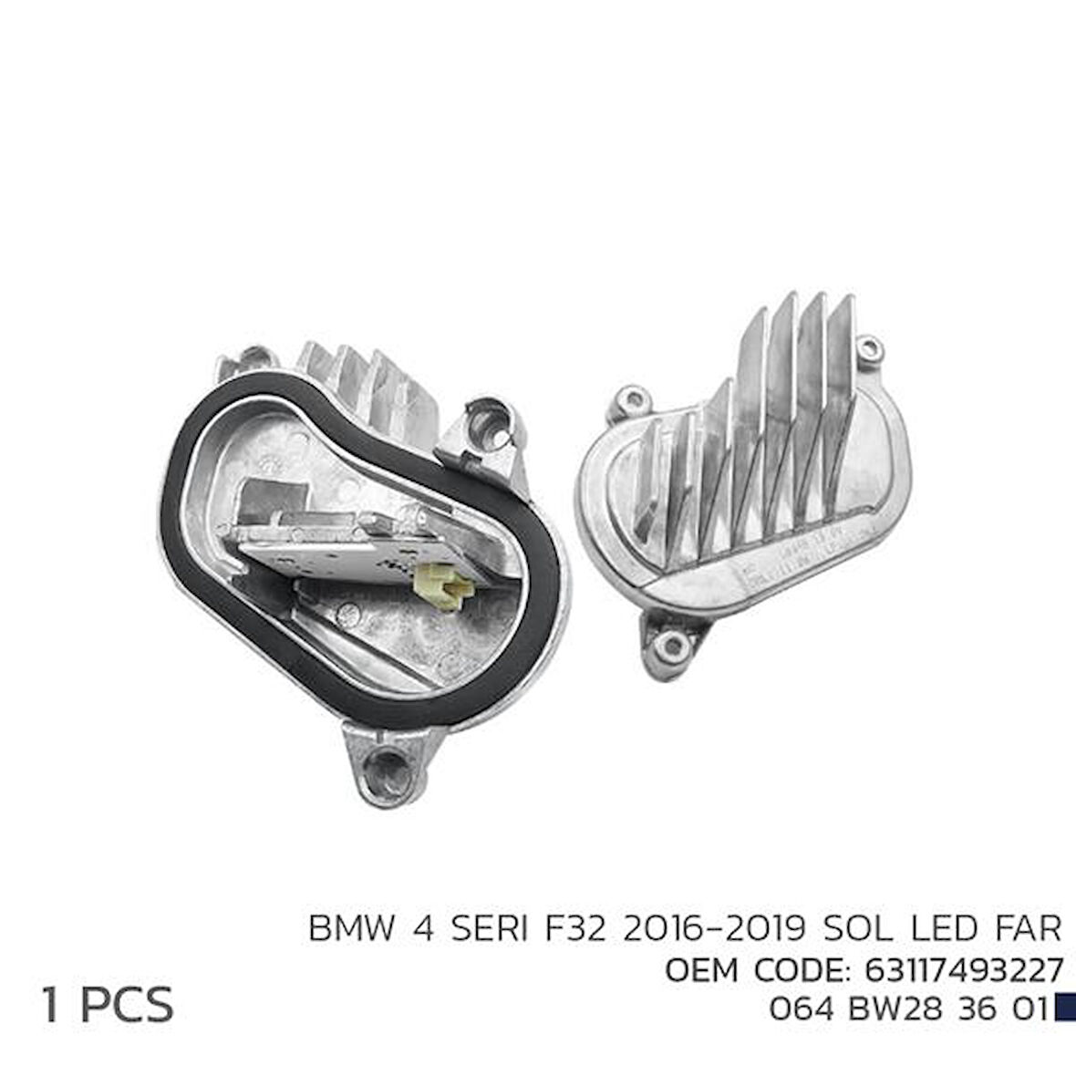 BMW 4 SERI F32 2016-2019 SOL LED MODÜL 63117493227 63117493227