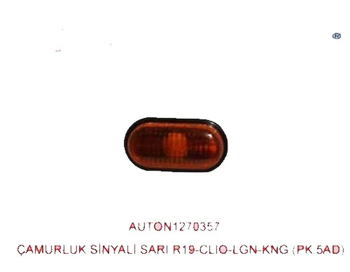 ÇAMURLUK SİNYALİ SARI RENAULT R19-CLIO-MEGANE-LAGUNA-R21 MASTER 2 7700822136 7700847334