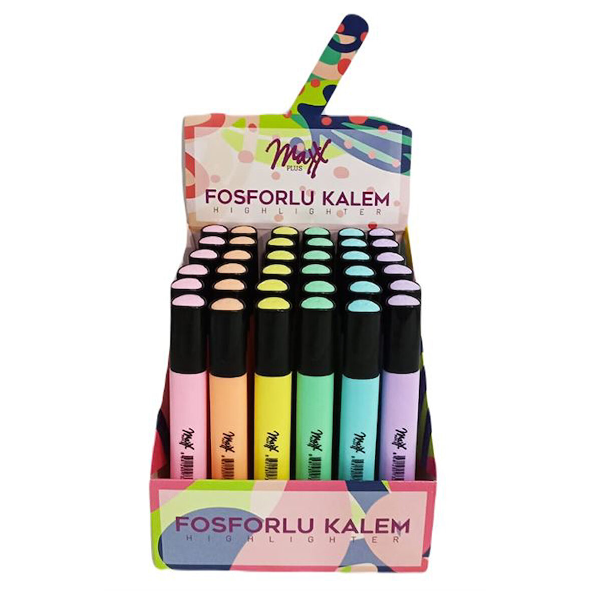 Maxx Fosforlu Kalem Pastel MX-2620
