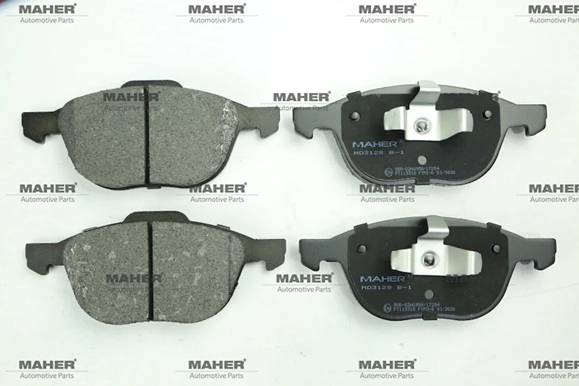 FREN BALATA MAZDA 3 2003-2008 / PRIMERA 2003 / C5 / C-MAX / FOCUS / VECTRA C / S-40 / C-70 ÖN CV612K021BA