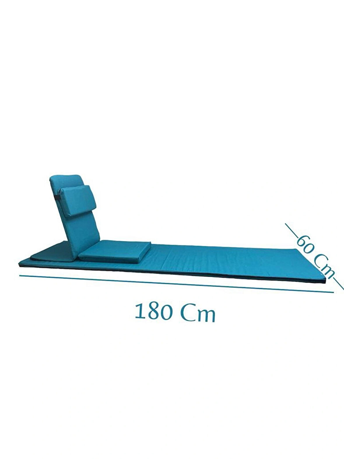 Backjack 3XL - Backjack Yoga Meditasyon Nefes Sandalyesi Destekli Yer Minderi ve 60x180 Kumaş Mat