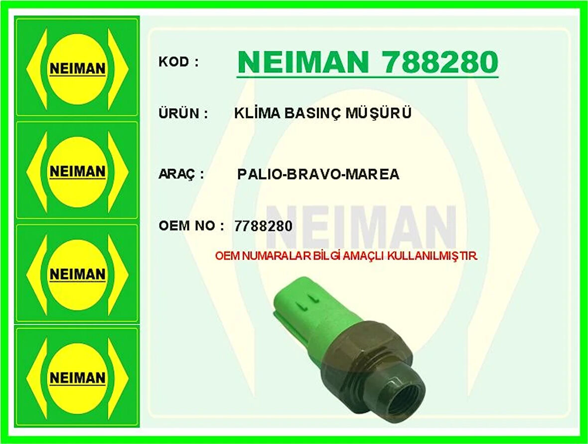 KLİMA BASINÇ MÜŞÜRÜ PALIO-BRAVO-MAREA 7788280