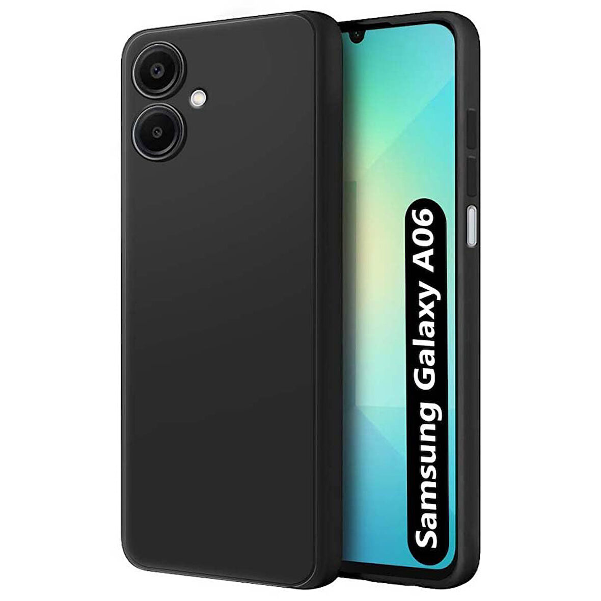 Samsung Galaxy A06 ile Uyumlu Kılıf Soft Premium Yumuşak Silikon Telefon Kılıfı Kapak