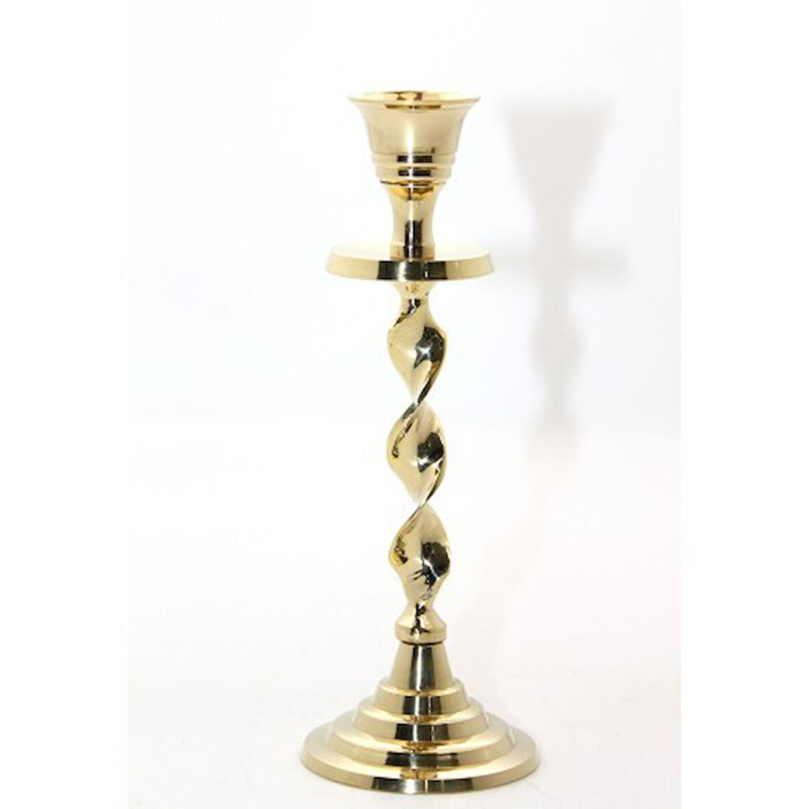 Tekli Pirinç Şamdan Model 2 