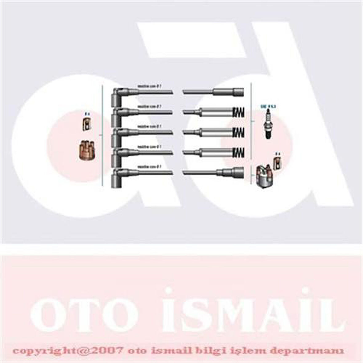 BUJİ KABLO TK METAL TÜPLÜ VECTRA A 1.8 IE 1993-1995 1612558