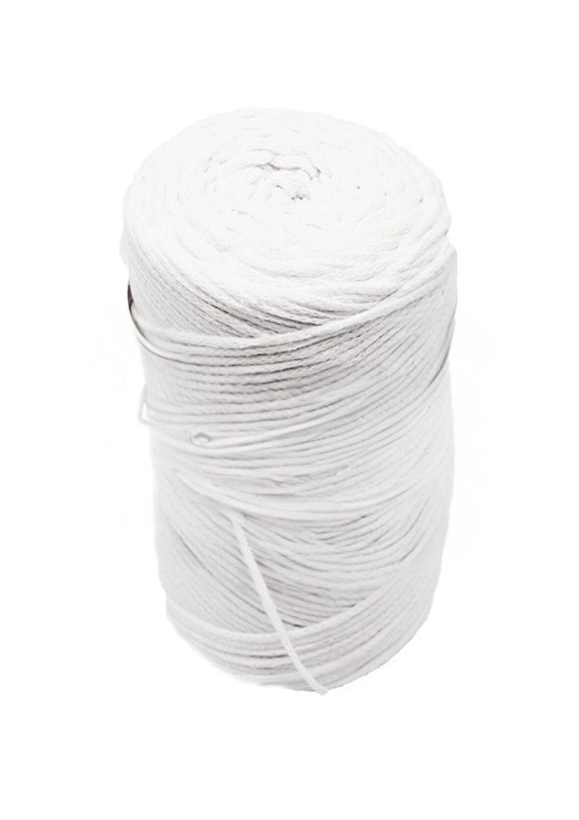 Pamuk Makrome 4 mm İp Beyaz