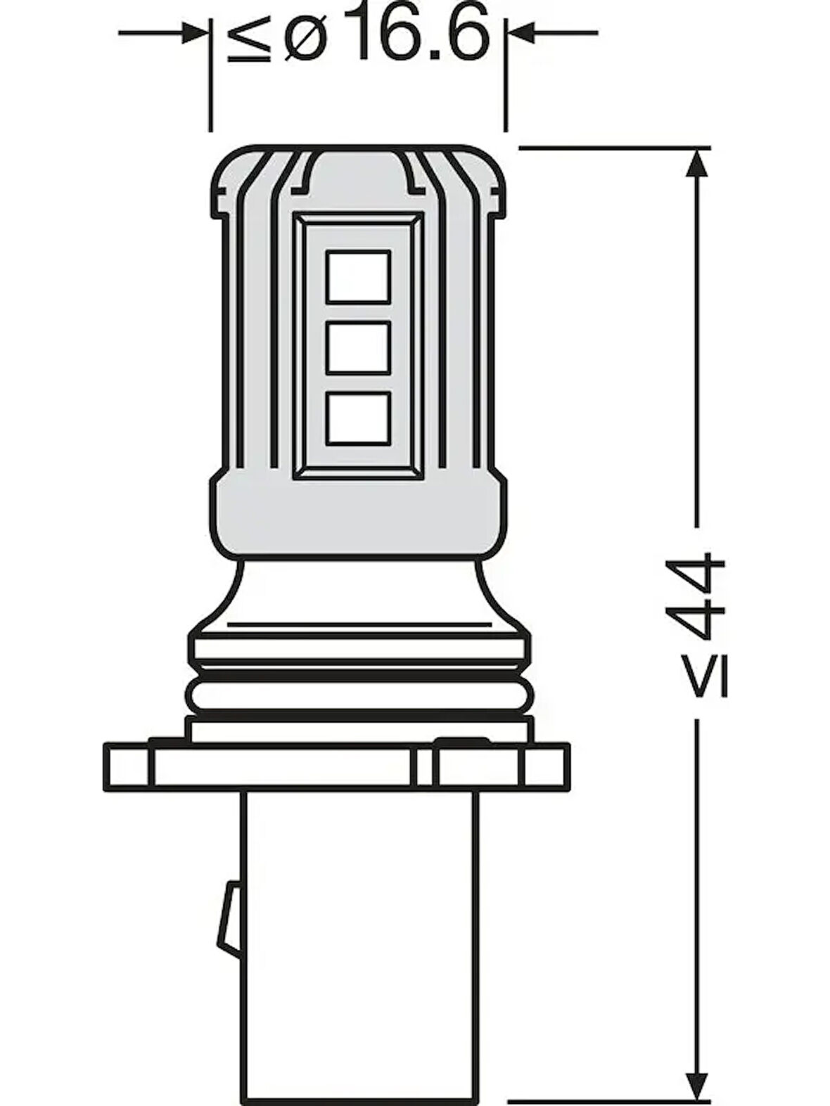 LED AMPUL 12 V P13W