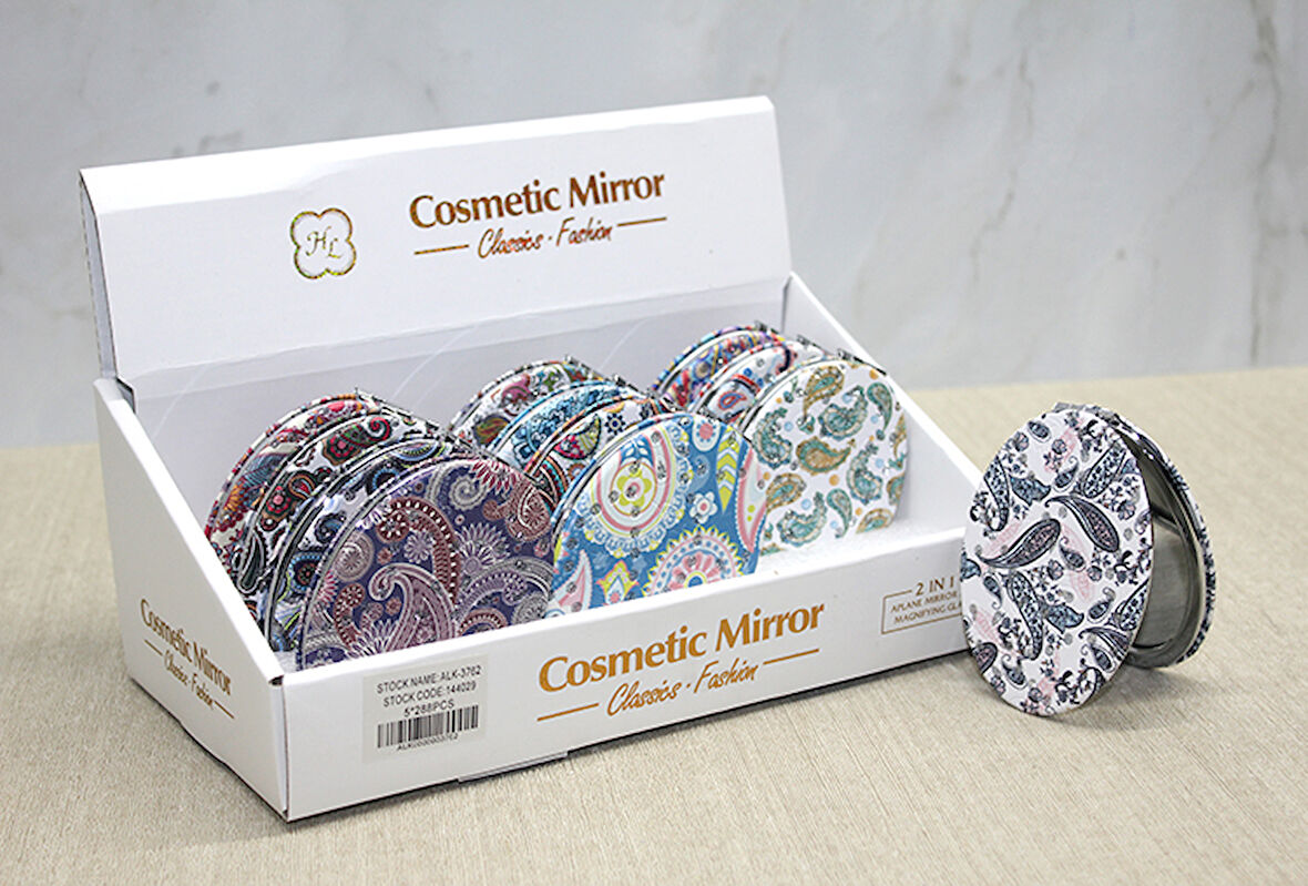 Taşlı El Aynası Oval İnce Model 2 