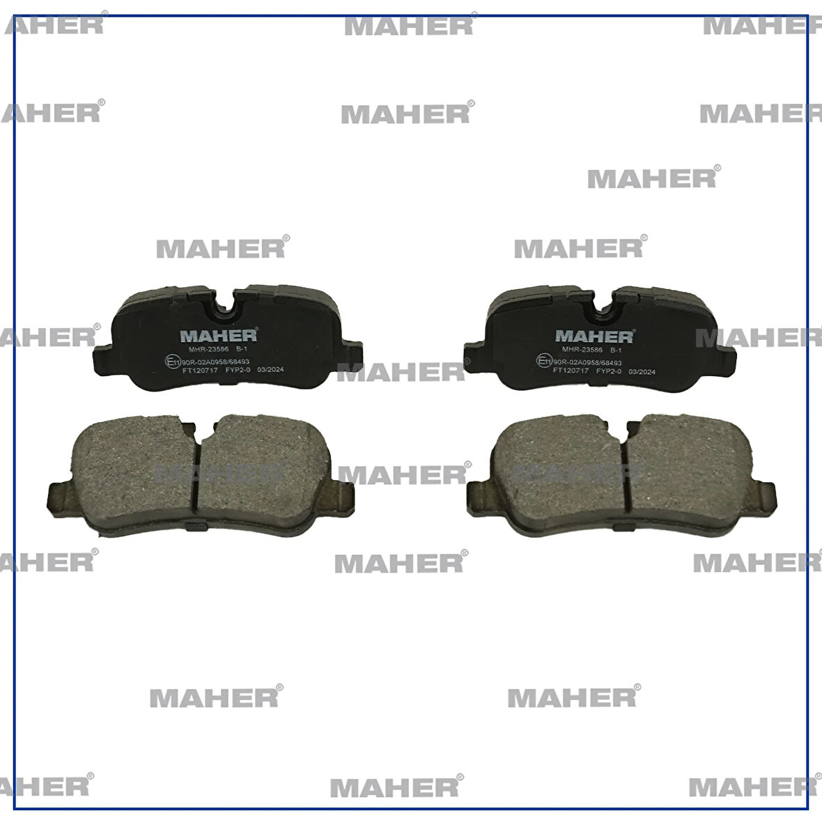 FREN BALATA RANGE ROVER 3 2002-2012 / DISCOVERY TAA 2004-2010 / DISCOVERY 4 2010 ARKA LR015519