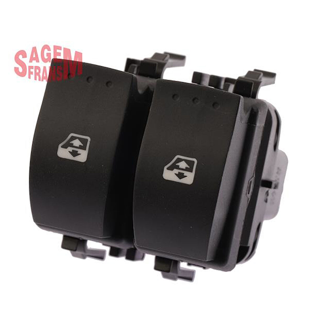 CAM AÇMA DÜĞMESİ CLIO 2 BBO 0220 ÖN SOL SİYAH ÇİFTLİ 8200060045