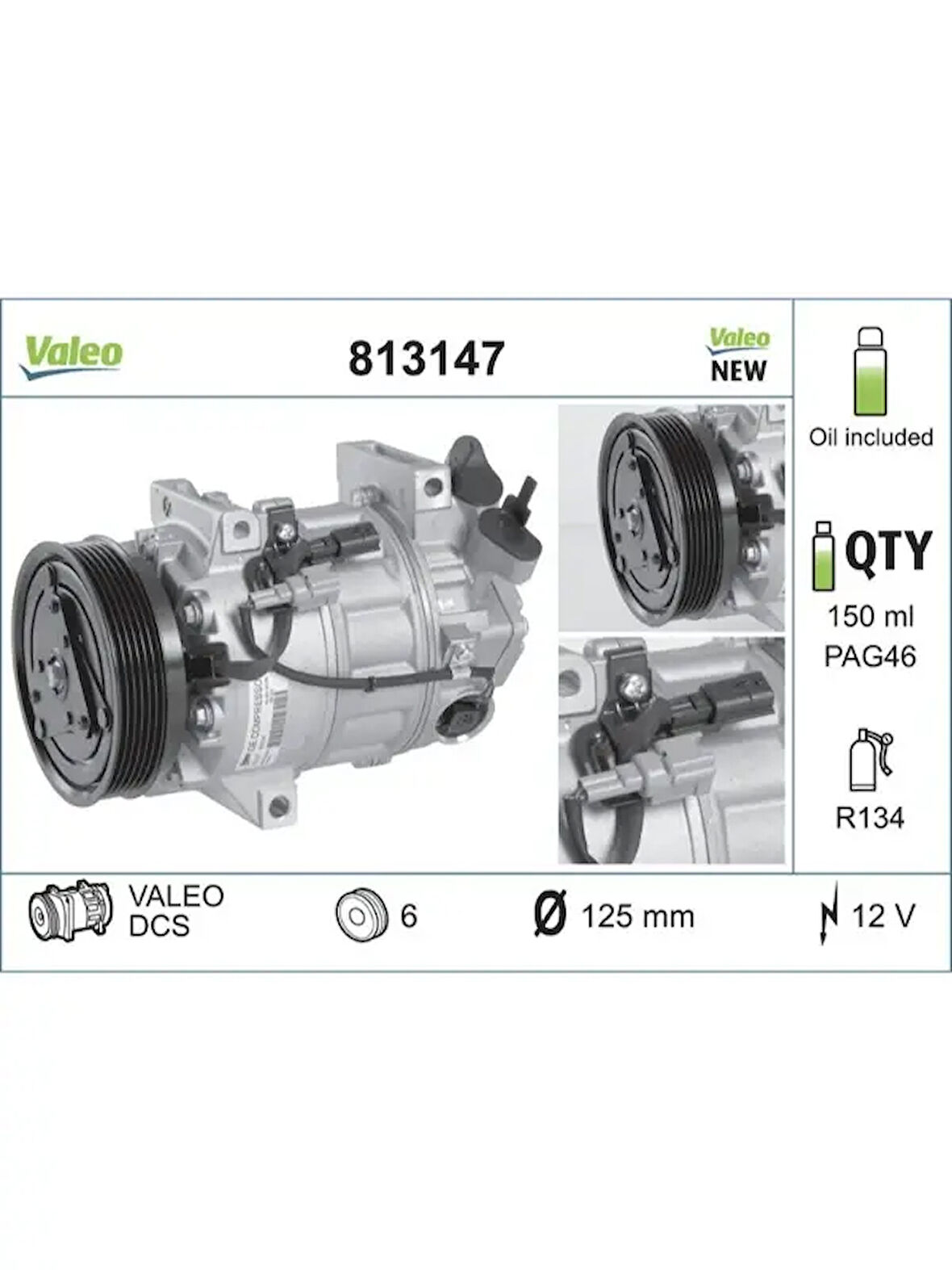 KLIMA KOMPRESORU LAGUNA III 0715 LATITUDE 10 1.5 DCI 1.6 16V