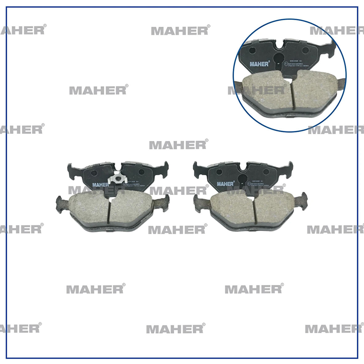 FREN BALATA BMW 5 SERİ 1987-1995 E34 / 3 SERİ 1990-1998 E36 ARKA 34211154221
