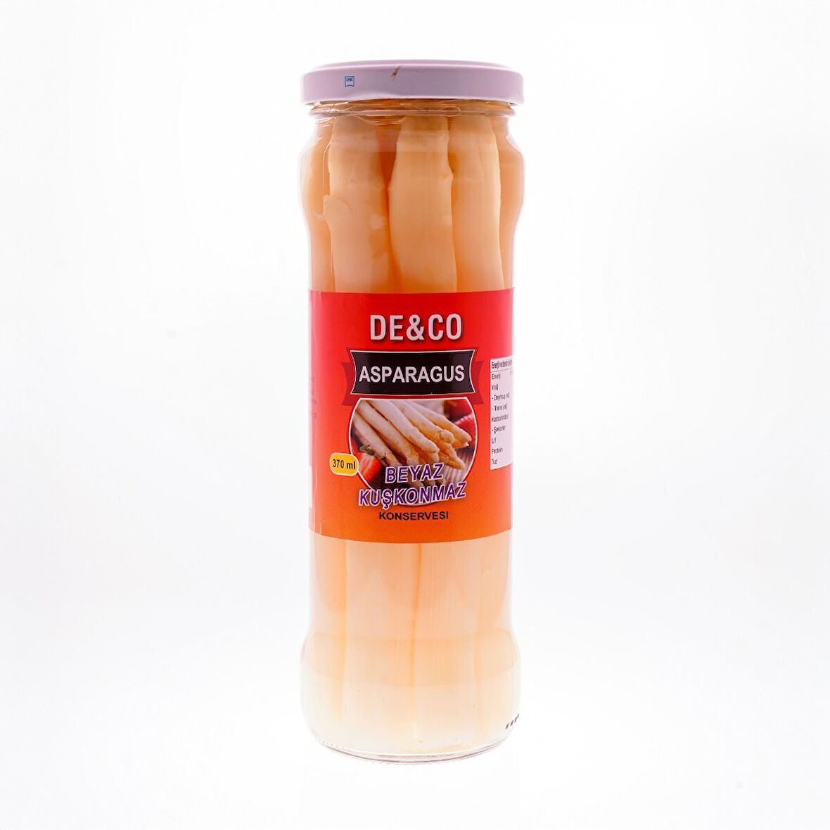 De&co Beyaz Kuşkonmaz Konservesi̇ 370 Ml