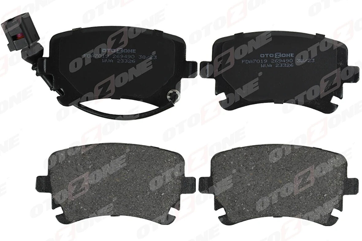 ARKA BALATA VW TRANSPORTER T5 2003-2009  A4 2004-2009 A6 2004-2011 A8 2003-2010 FİŞLİ 8E0698451C 4B3698451 4F0698451F