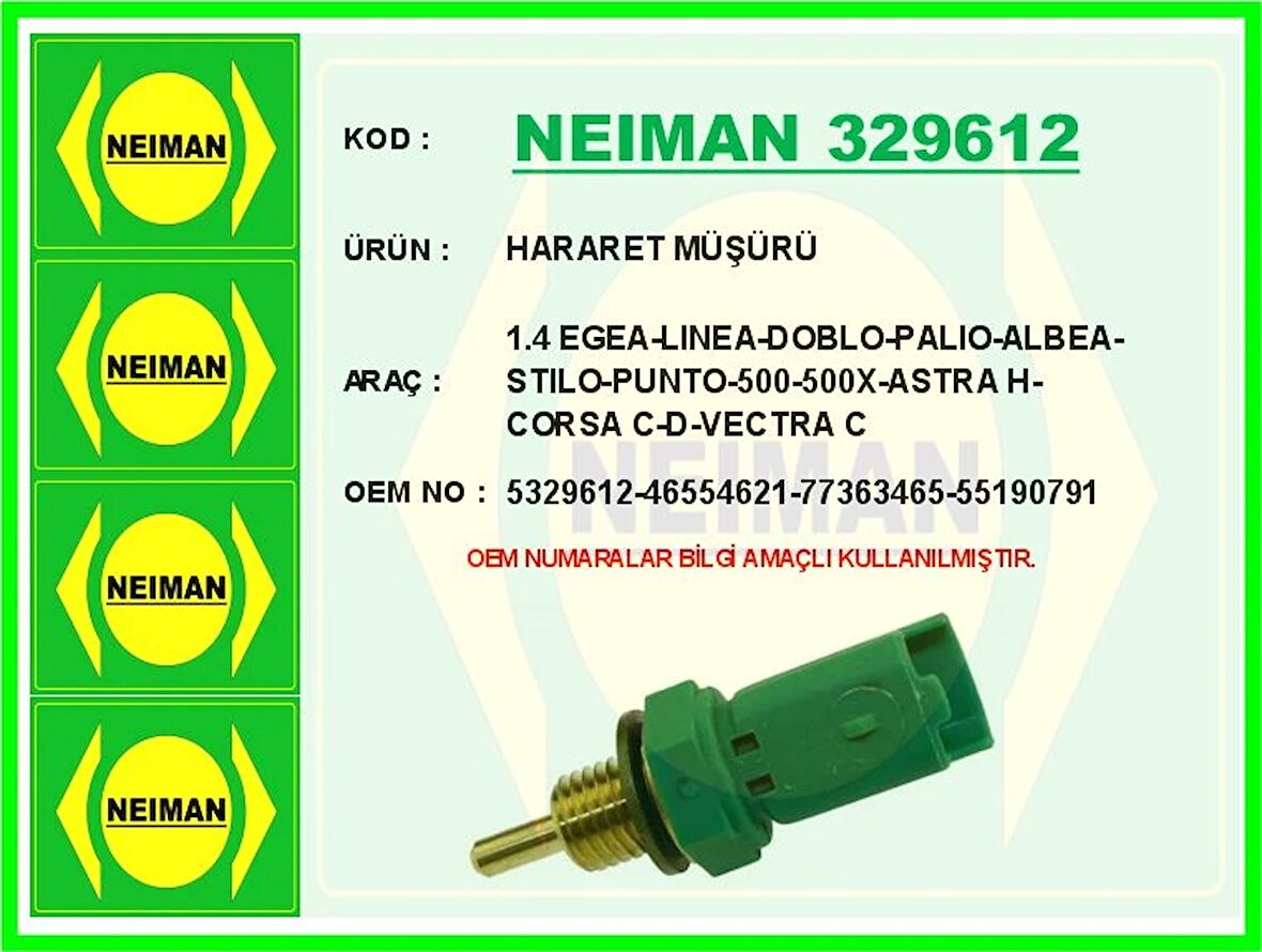HARARET MÜŞÜRÜ 1.4 EGEA-LINEA-DOBLO-PALIO-ALBEA-STILO-PUNTO-500-50010-ASTRA H-CORSA C-D-VECTRA C 5329612 46554621 77363465 55190791