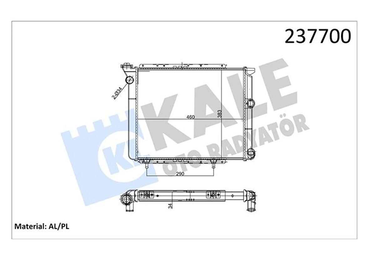 RADYATÖR BORULU R11 FLASH 2 SIRA AL PL SİSTEM 7702188511