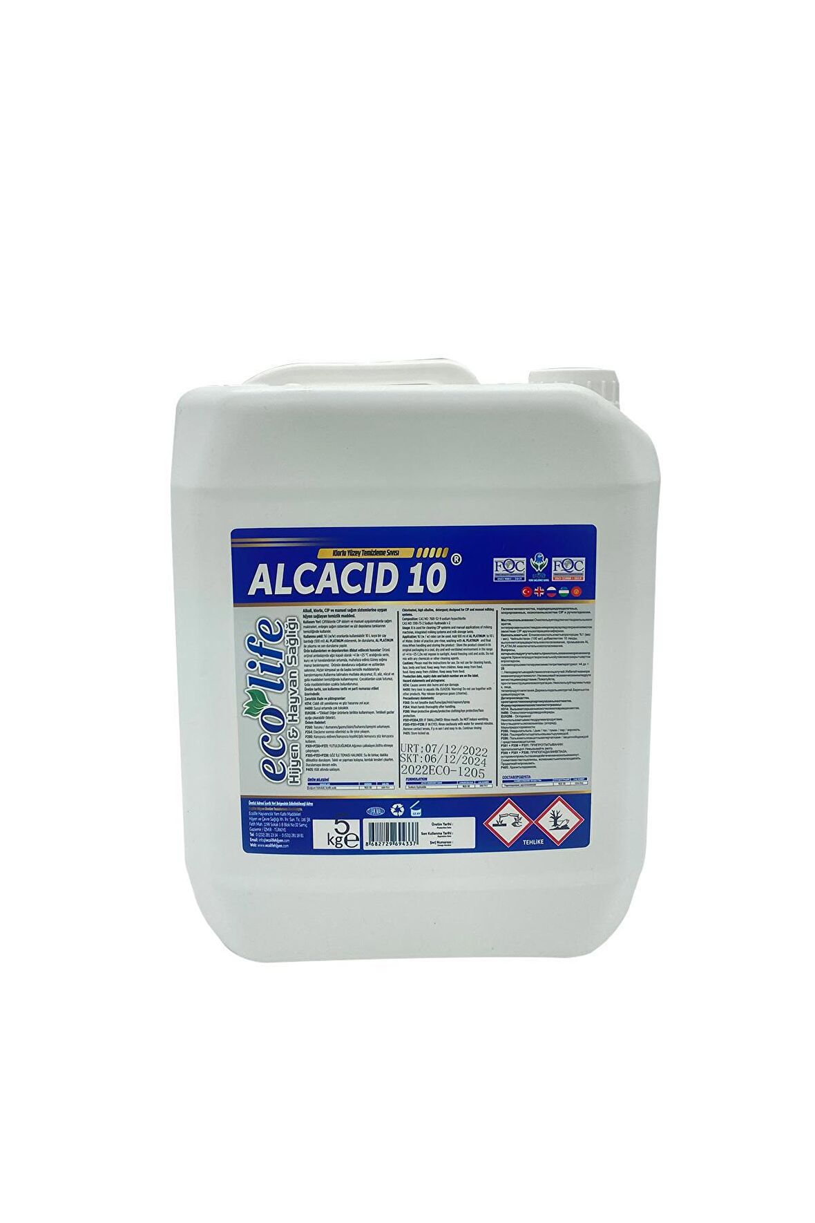 Alkali Temizleme Sıvısı 5 Litre