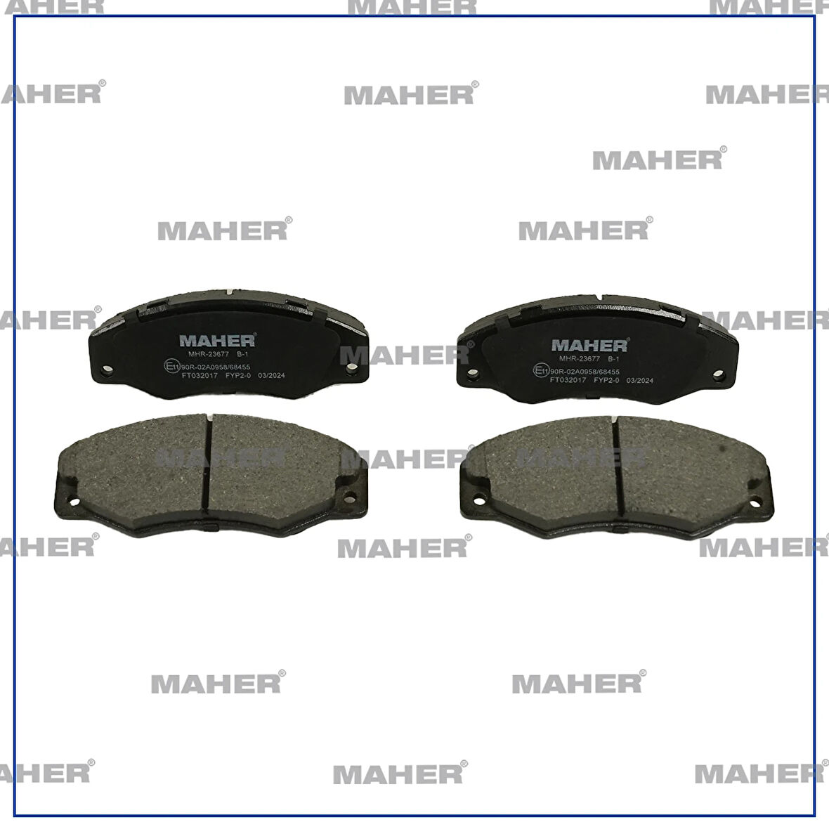 FREN BALATA R21 1986-1993 CONCORDE 2.0 ÖN FİŞLİ 17.00MM 7701202481